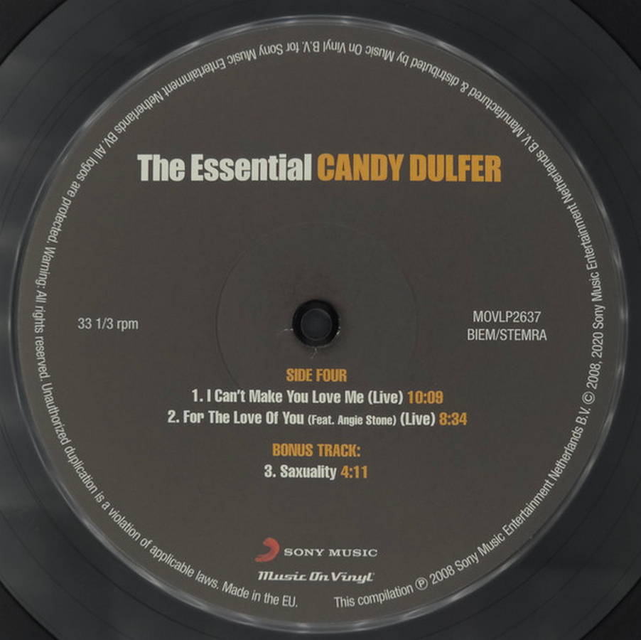 Candy Dulfer – The Essential Candy Dulfer 2LP
